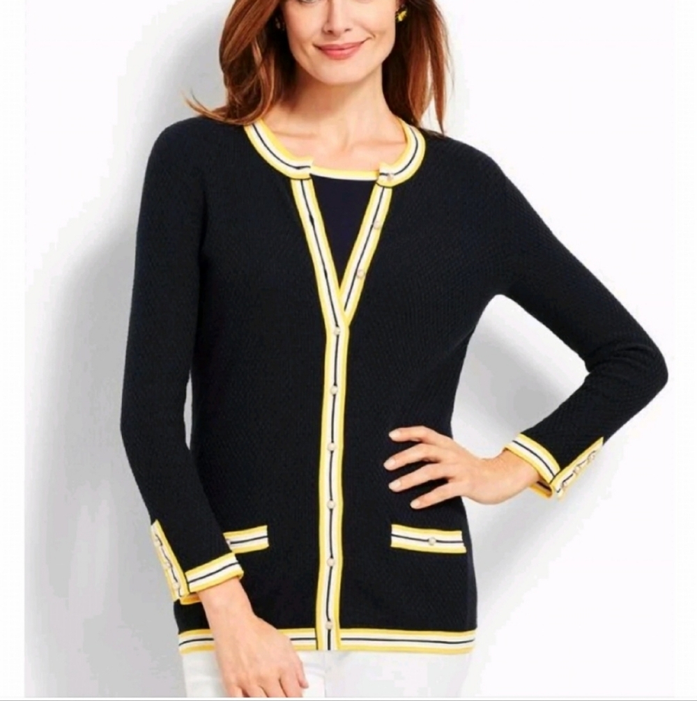 Talbot's Nautical Cardigan - Picture 1 of 13